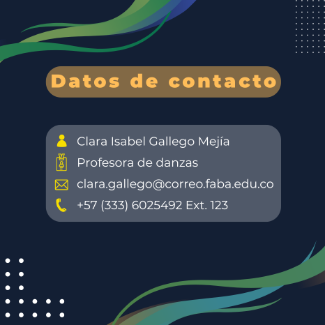 Datos de Contacto Cultura