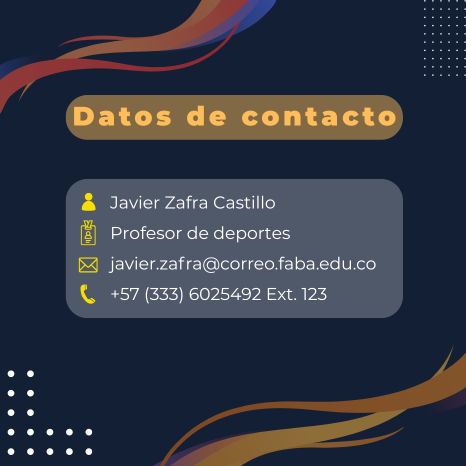Datos de Contacto Deportes
