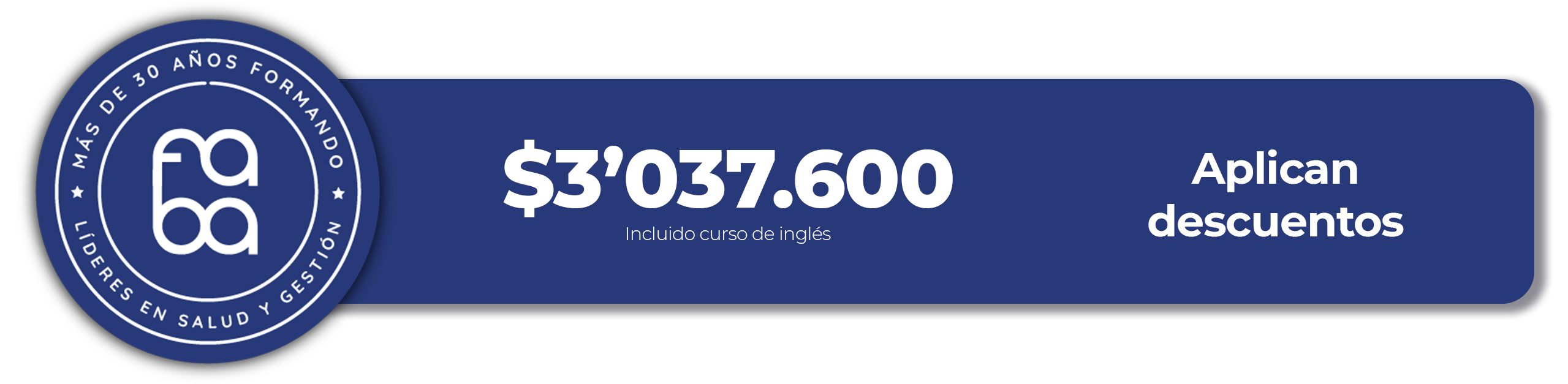 Precio de semestre: $2.879.300